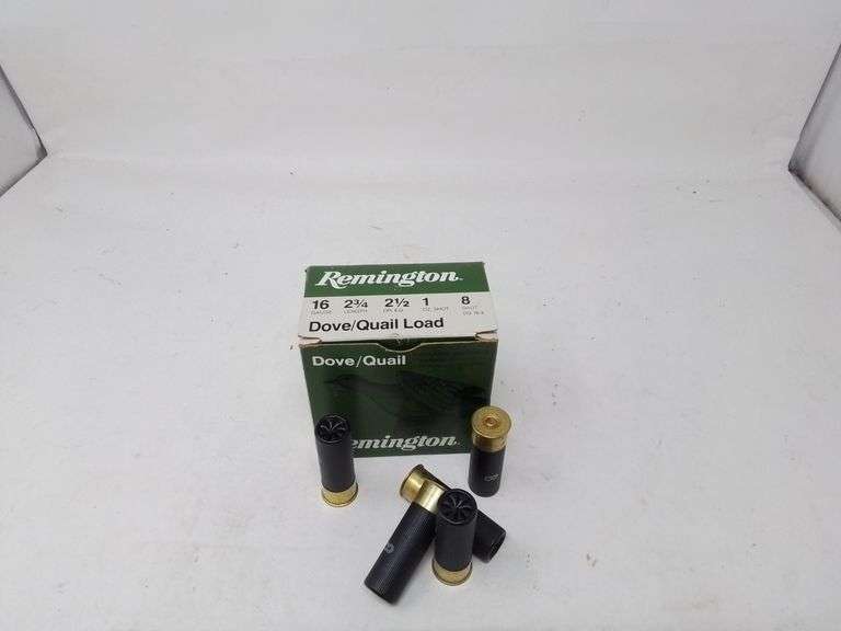 Box Remington Dove & Quail 16ga 8 shot