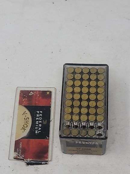1 Incomplete Box 17 HMR 17 Gr Hornady