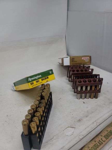 2 Boxes 300 H&H Magnum ( live & Spent Lot)