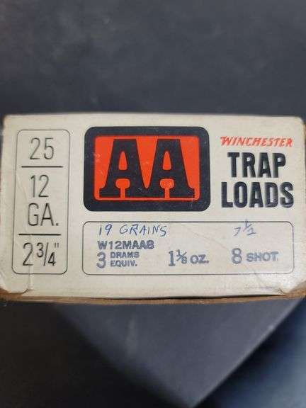 1-Box 12 Gauge 2¾" Shot Gun Shells (25 count)