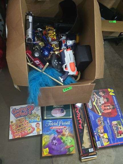 Huge Box of Games and Toys
