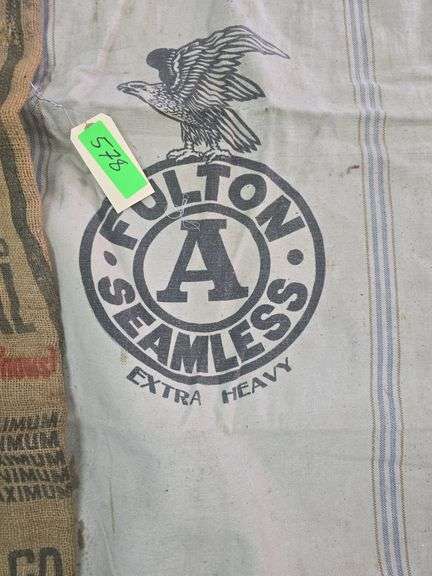 1 Burlap Sack, 2 Canvas Sacks