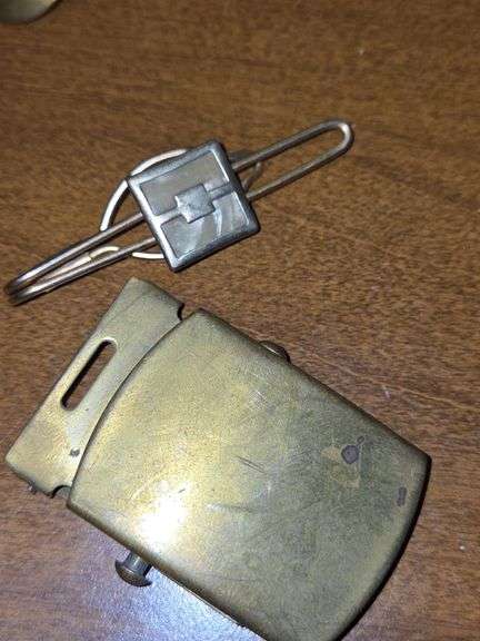 Army Belt Buckle, Pins, Cufflinks, Tie Clip