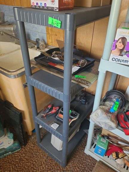 Plastic Shelving Unit (Contents Not Included)