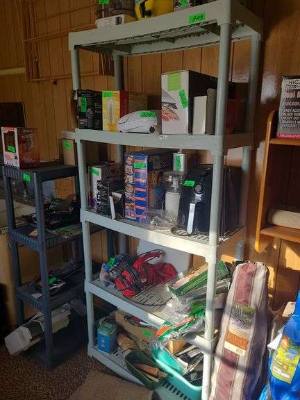 Plastic Shelving Unit (Contents Not Included)