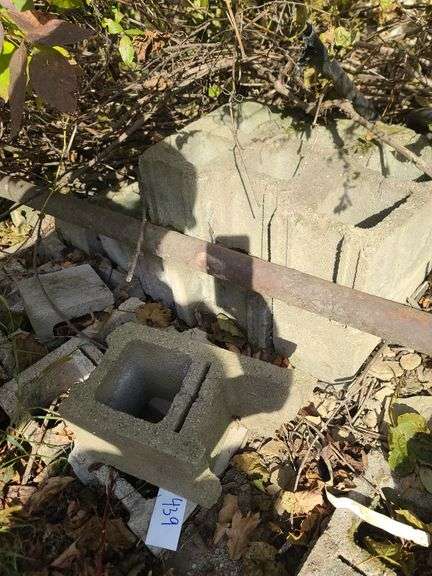 Two Piles of Cinder Blocks *Does Not Include Axle