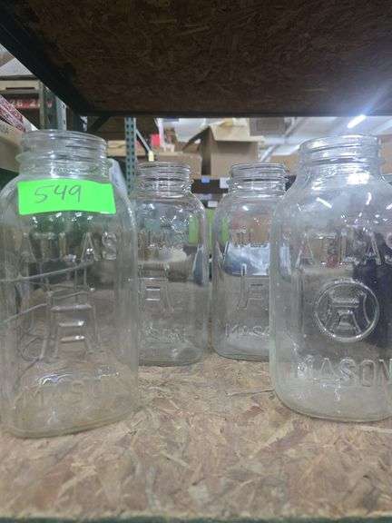 4 Atlas Mason Jars