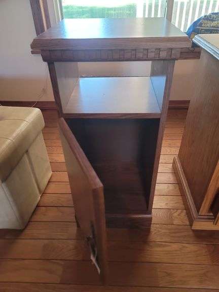 Wooden Telephone Stand