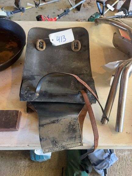 Leather Motorcycle Saddle Bags