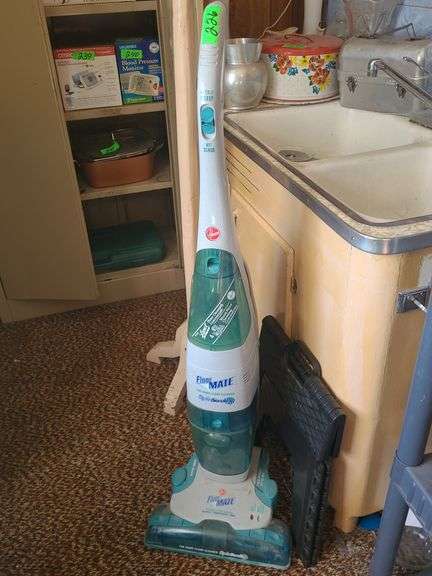 Step Stool And Floor Mate Scrubber