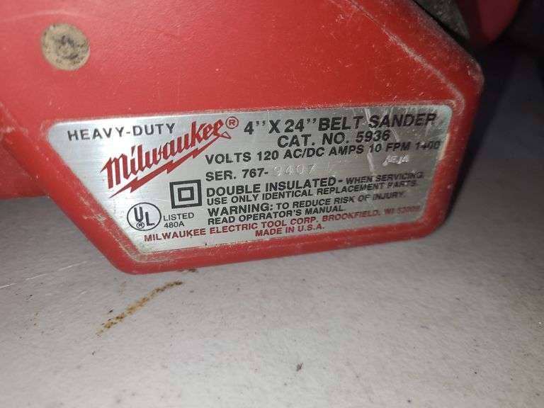 Milwaukee Belt Sander