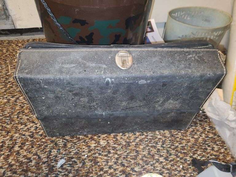 Polaroid Camera, Flash, And Case