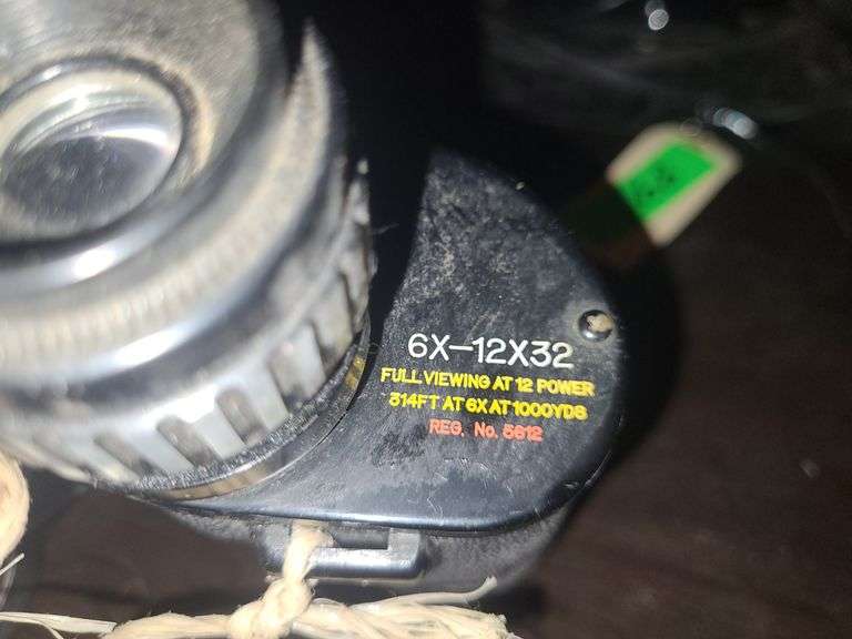 Tasco 6X-12X32 Binoculars With Case