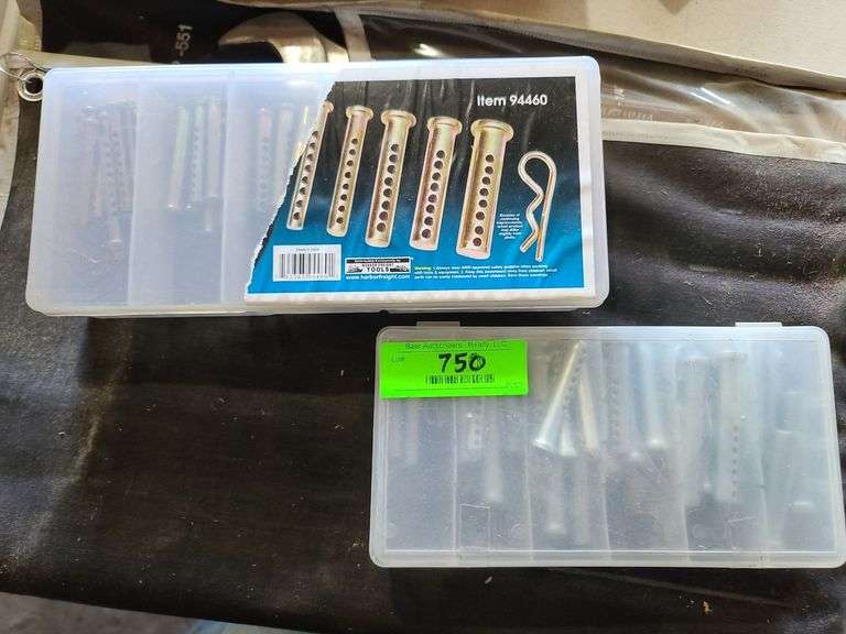 Two Containers of Assorted Adjustable Clevis Pins