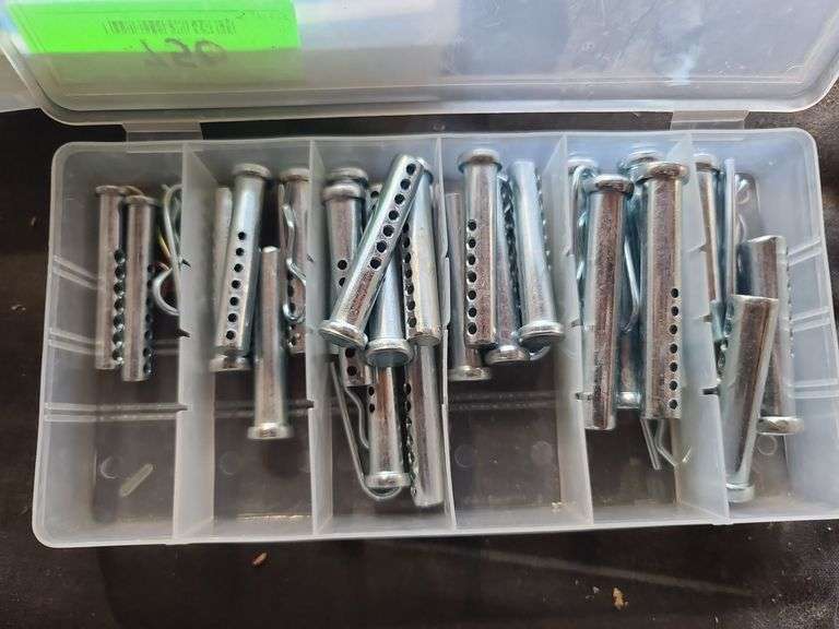 Two Containers of Assorted Adjustable Clevis Pins