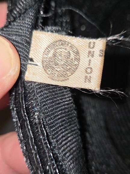 Vintage Black Hat W/ Bow