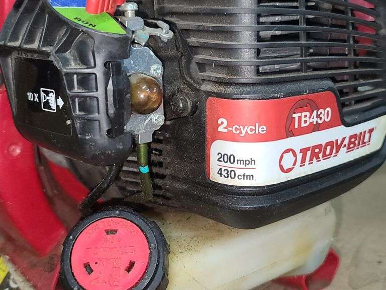 Troy-Bilt TB430 Gas Blower, Untested