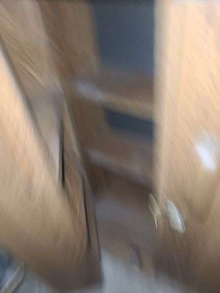 3 Shelves And Wooden Cabinet