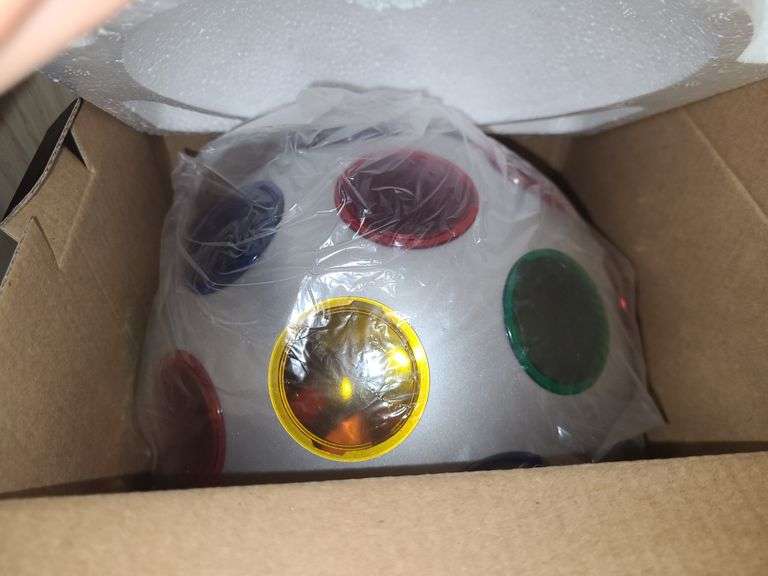 Snow Globe, Crocheted Dolls, Disco Ball, And Decor