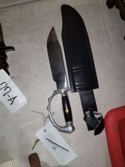 Possibly Mexican Bowie Knife With Sheath