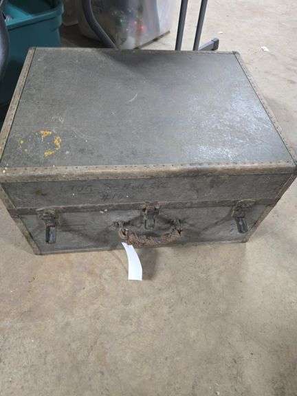 Antique Military Foot Locker