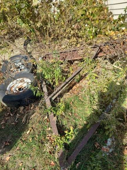 Trailer Tongue and Two Wheels