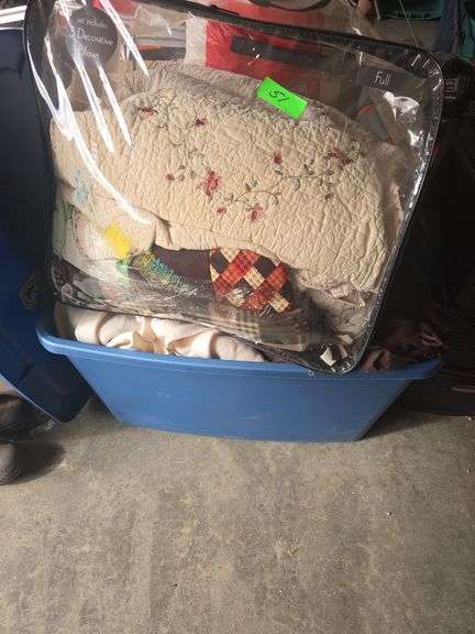 2 Boxes and Bag of Blankets