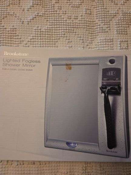 NIB Lighted Shower Mirror & Shower Radio
