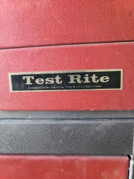 Test Rite Toolbox with Cabinet and Contents