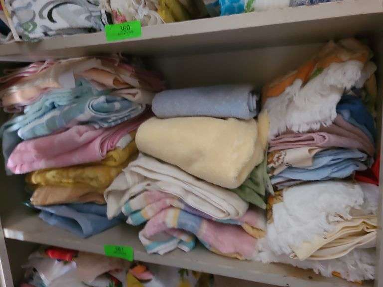 Shelf Of Assorted Towels