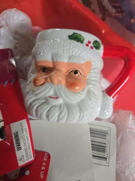 Tote Of Christmas Decor