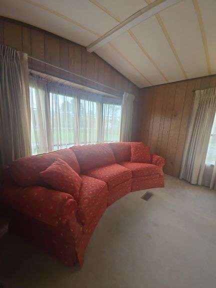 Curved Conversation Sofa (Approx. 118")