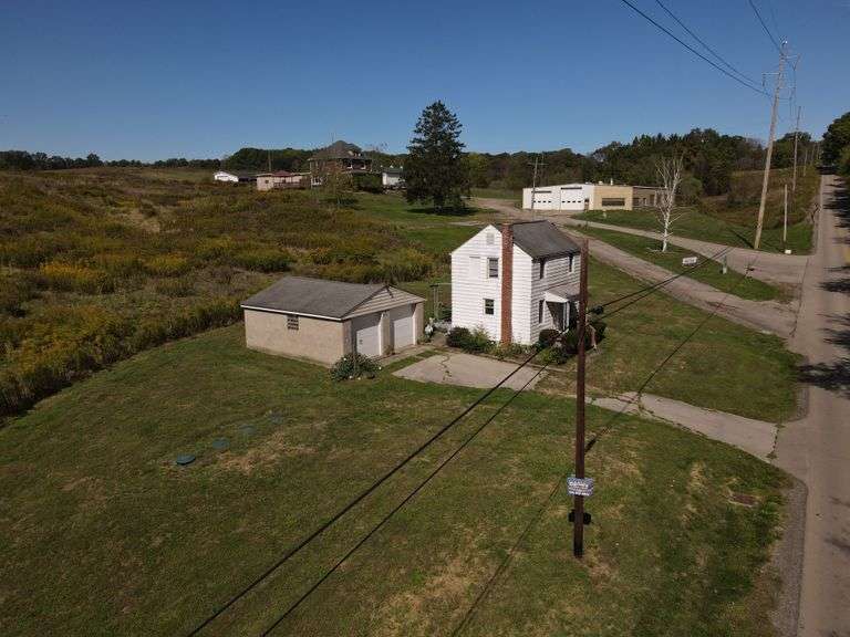 Parcel #3: 2 Story Home & Garage on 5+ Acres