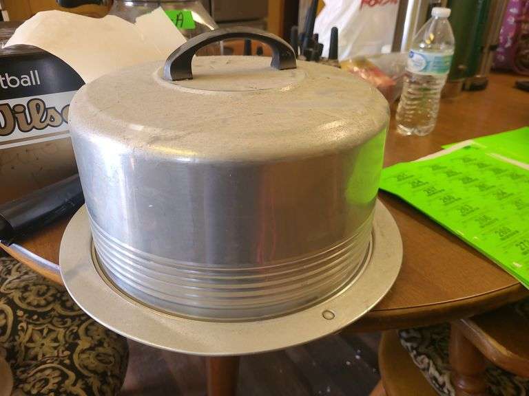 Vintage Metal Cake Tray