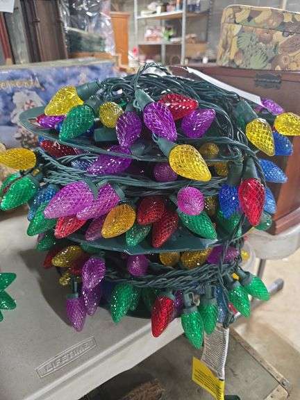 2 Rolls of Multicolored Christmas Lights