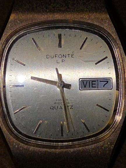 Vintage Dufonté By Lucien Piccard Quartz Watch.