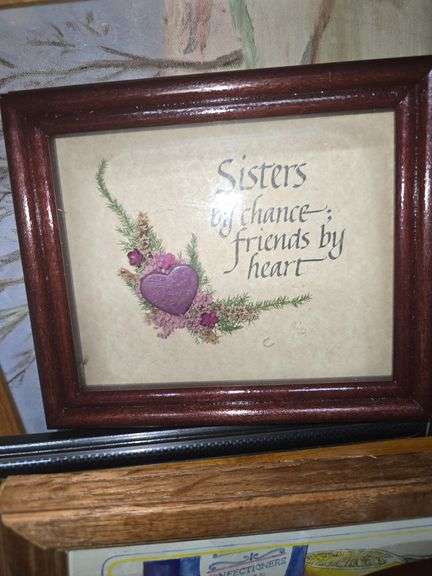 Basket of Picture Frames, Wall Decor