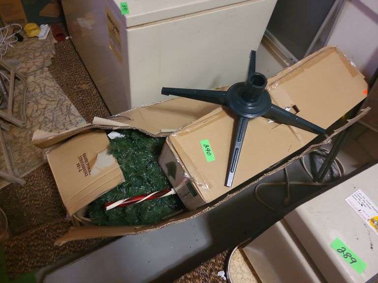 2 Christmas Trees Approx. 7' And 4'