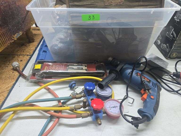 Tote of Tools, Gun & Tool Rack