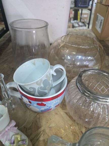 Assorted Glass and Decor