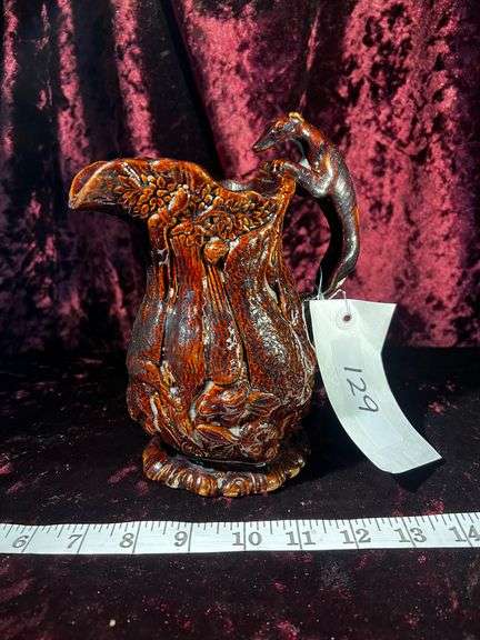 A Wonderful Bennington Style Pitcher