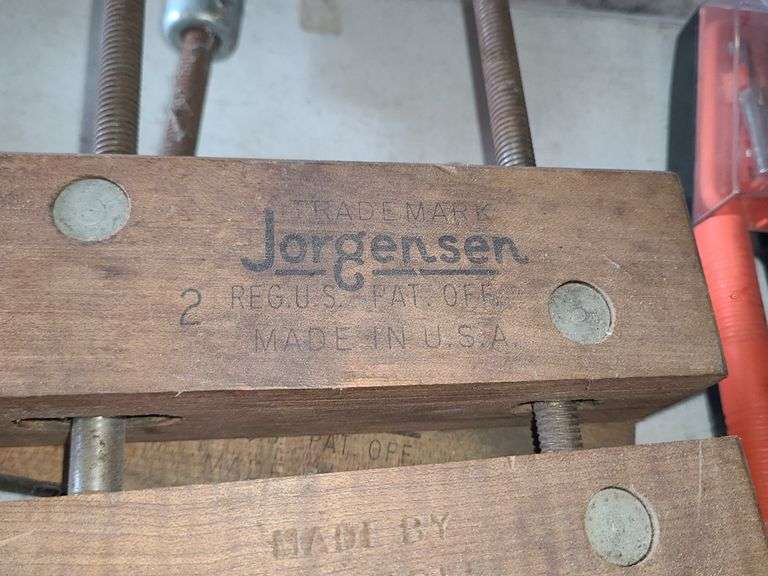 2 Jorgensen Wood Clamps Approx. 1'