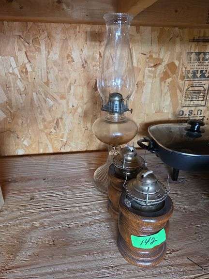 3 Oil Lamps