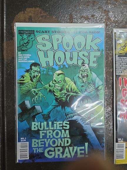 3 Nice Spook House Comic Books