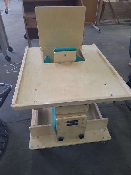 Disabled Children's Wooden Chair On Casters