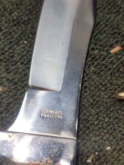 Muela Bowie Piggyback Knife Set , Hunting Knife Made In Pakistan