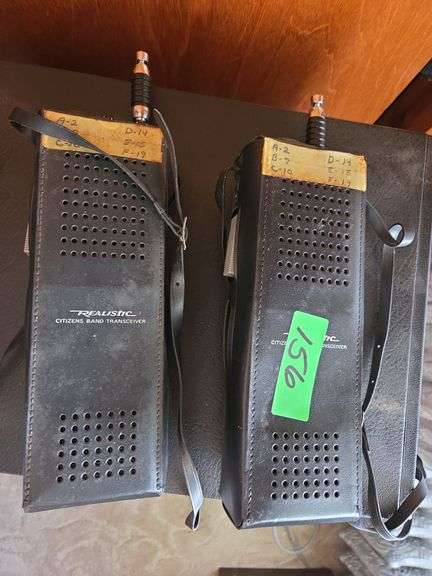 2 Realistic Citizens Band Transceivers