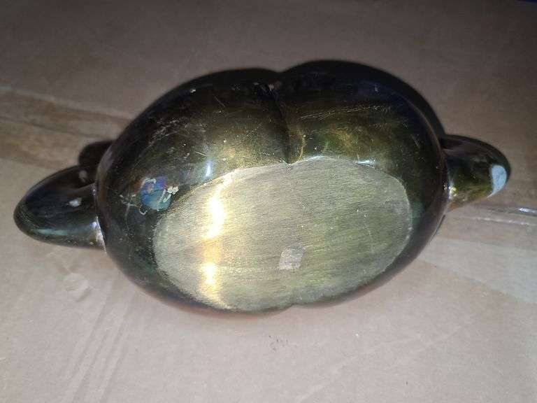 Brass Double Swan Candy Dish