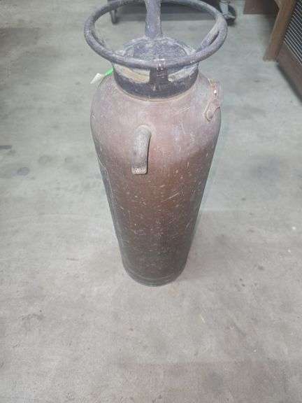 Vintage Fire Extinguisher, Early 20th Century Soda-Acid Type
