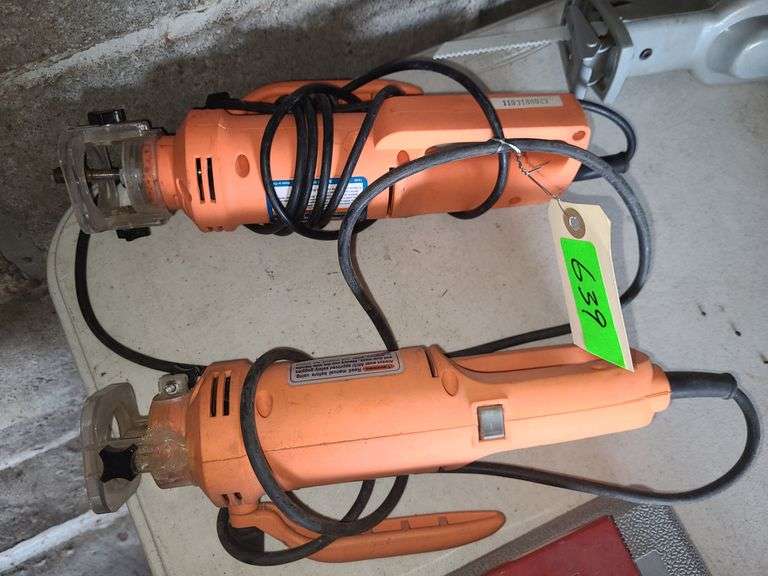 2 Chicago Electric Cutout Tools